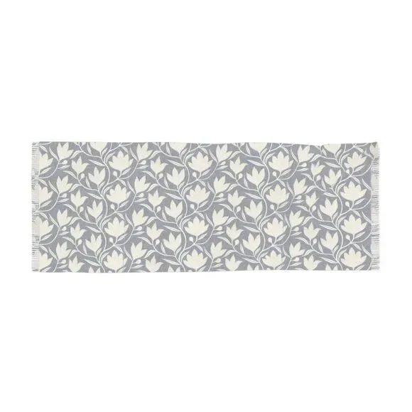 NWT Porter Anna- Navy & Gold Women's Scarf in Magnolia - Picture 2 of 5